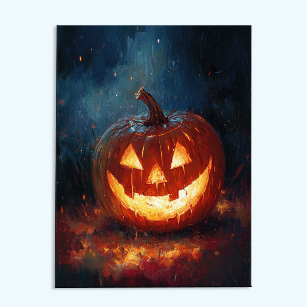 Glowing Pumpkin | Paint by Numbers Kit