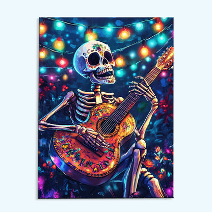 Skeleton Serenade | Paint by Numbers Kit