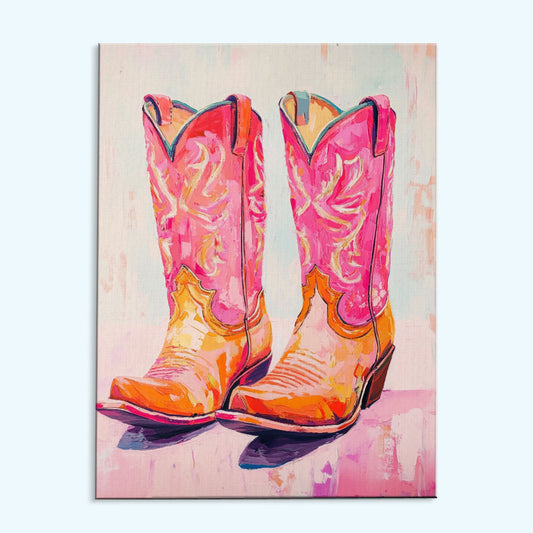 Western Boots | Paint by Numbers Kit