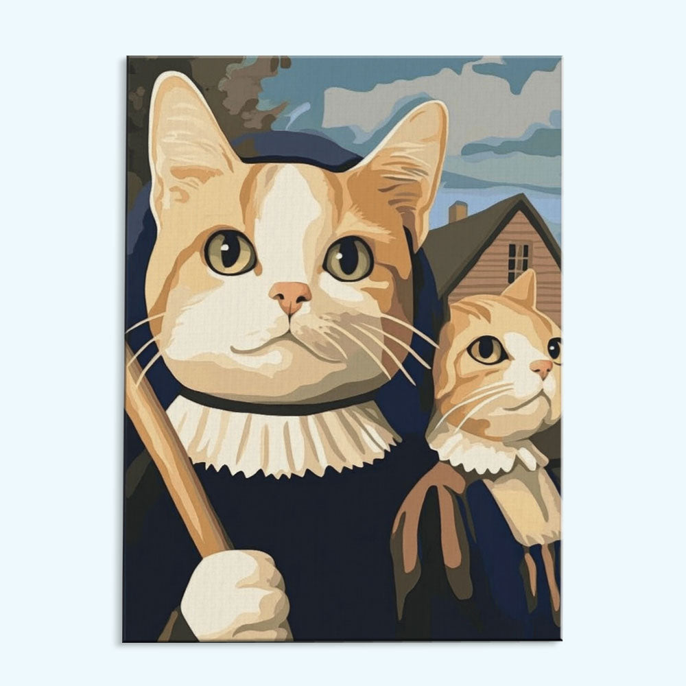 Gothic Cat | Paint by Numbers Kit