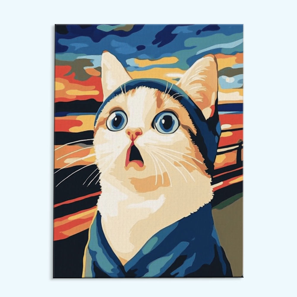 The Meow Poster outlet Painting canvas 12*18inch