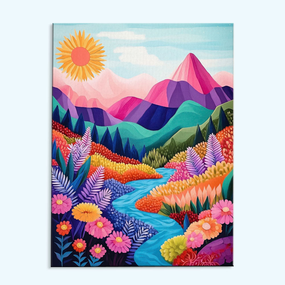 Sunrise Meadows | Paint by Numbers Kit