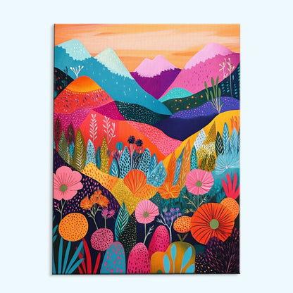 Floral Fields | Paint by Numbers Kit