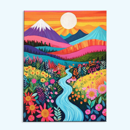 Blooming Stream | Paint by Numbers Kit