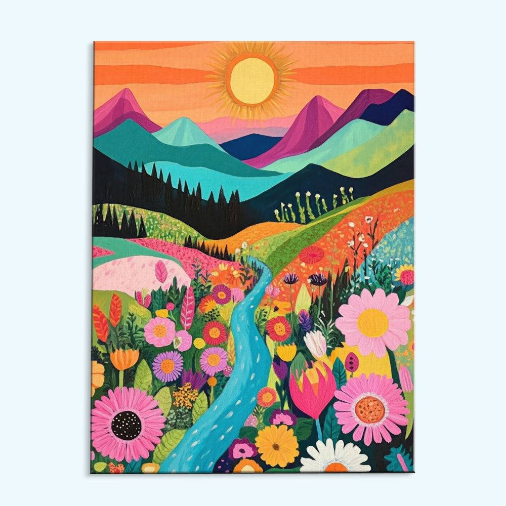 Meadow's Path | Paint by Numbers Kit