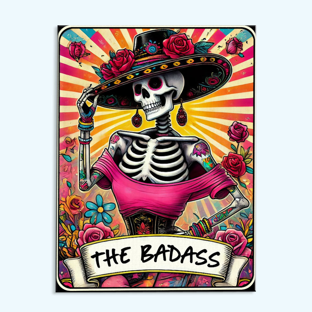 The Bad Ass - Tarot Card | Paint by Numbers Kit