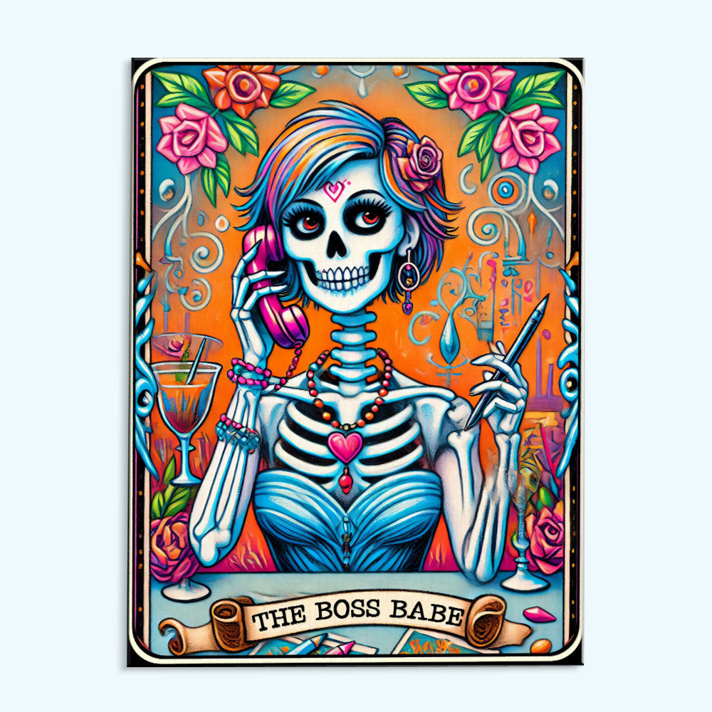 The Boss Babe - Tarot Card | Paint by Numbers Kit