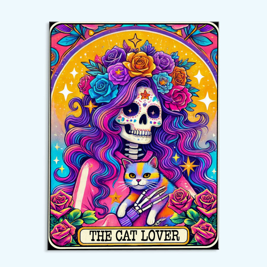 The Cat Lover - Tarot Card | Paint by Numbers Kit