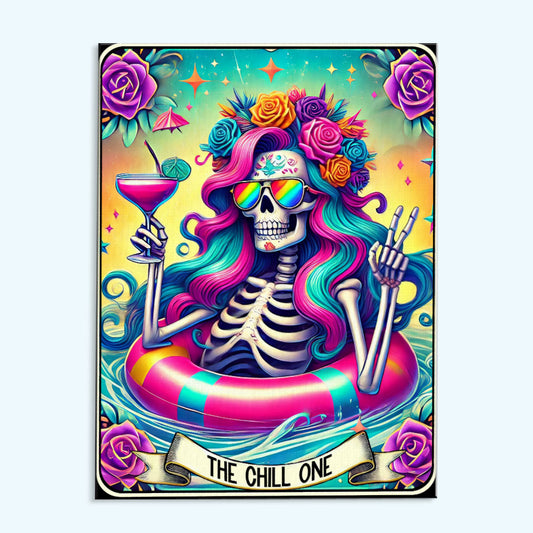 The Chill One - Tarot Card | Paint by Numbers Kit