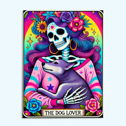 The Dog Lover - Tarot Card | Paint by Numbers Kit