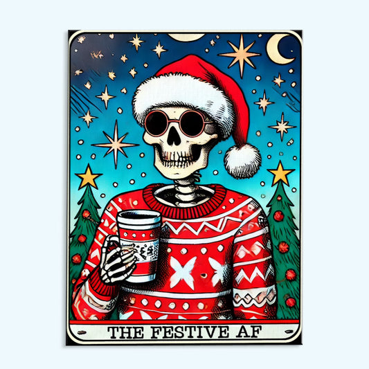 The Festive AF - Tarot Card | Paint by Numbers Kit