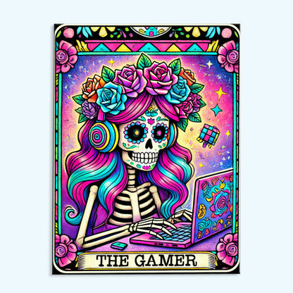 The Gamer - Tarot Card | Paint by Numbers Kit