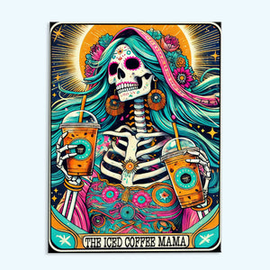 The Iced Coffee Mama - Tarot Card | Paint by Numbers Kit
