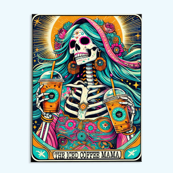The Iced Coffee Mama - Tarot Card