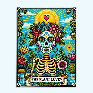 Der Pflanzenliebhaber – Tarotkarte | Malen nach Zahlen Set