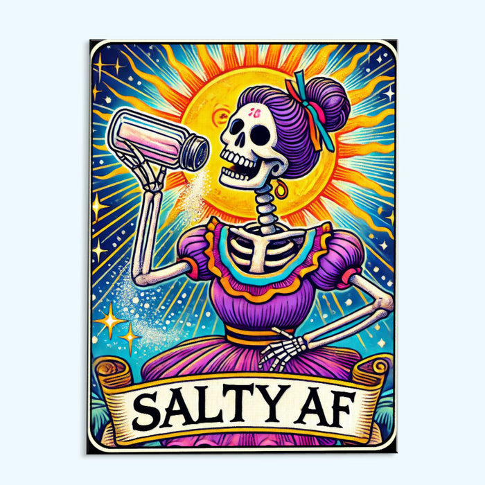 The Salty AF - Tarot Card