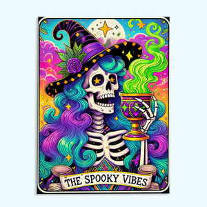 Die gruselige Stimmung – Tarotkarte | Malen nach Zahlen-Set