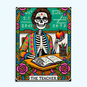 Der Lehrer – Tarotkarte | Malen nach Zahlen Set