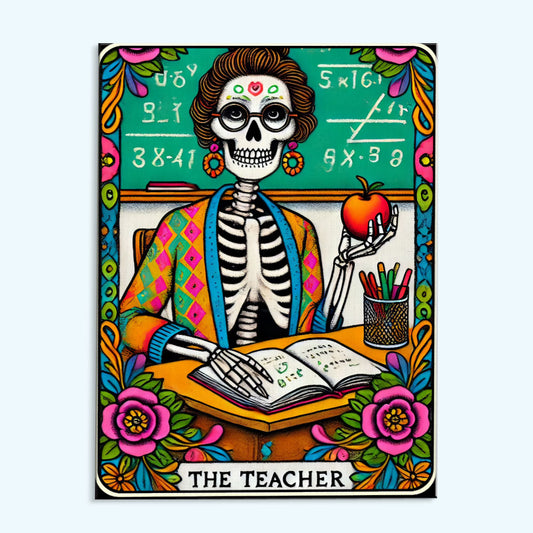 The Teacher - Tarot Card | Paint by Numbers Kit