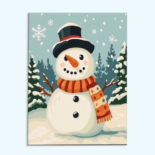 Snowman | Paint by Numbers Kit