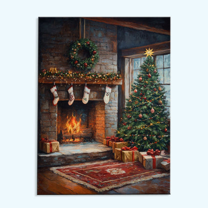 Holiday Hearth | Paint by Numbers Kit