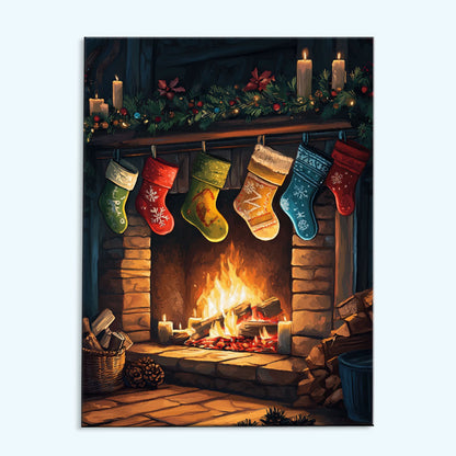 Fireside Warmth | Paint by Numbers Kit