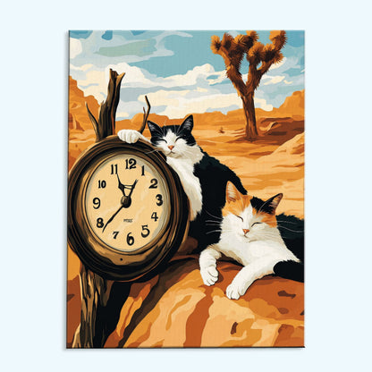 Dreamy Catnap | Paint by Numbers Kit