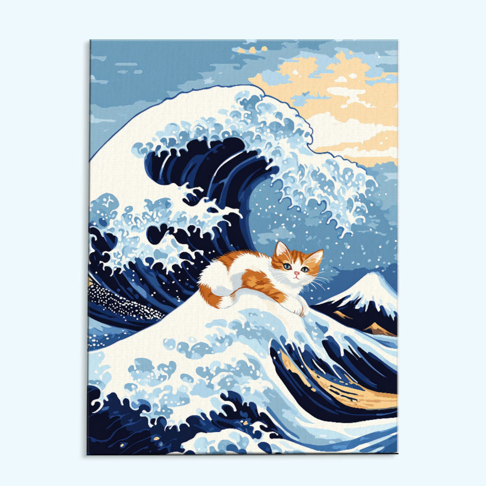 The Great Cat Wave | Paint by Numbers Kit