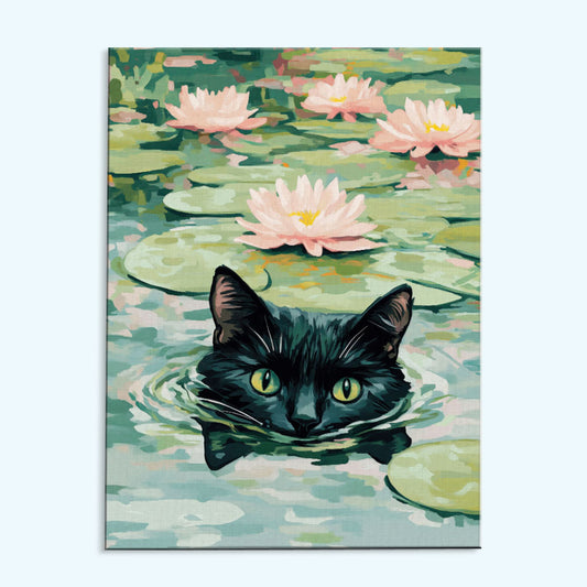 Lily Pond Watcher | Paint by Numbers Kit