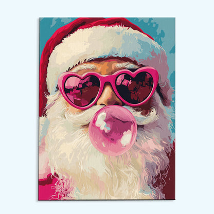 Hipster Santa | Paint by Numbers Kit