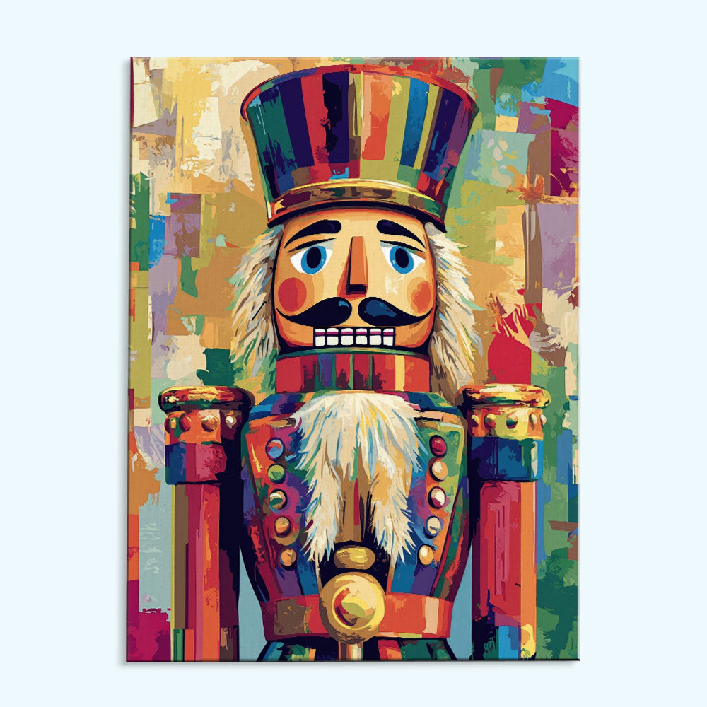 Colorful Nutcracker | Paint by Numbers Kit