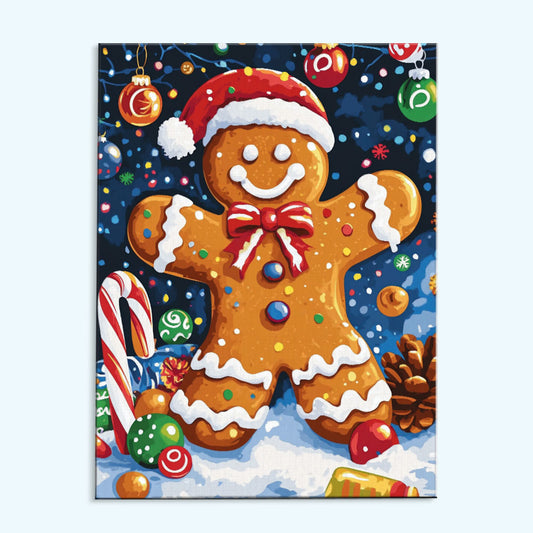 Gingerbread Joy | Paint by Numbers Kit