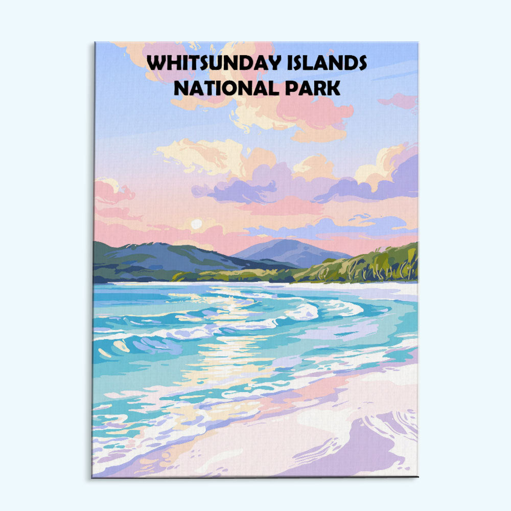 Whitsunday Islands AU National Park | Paint by Numbers Kit