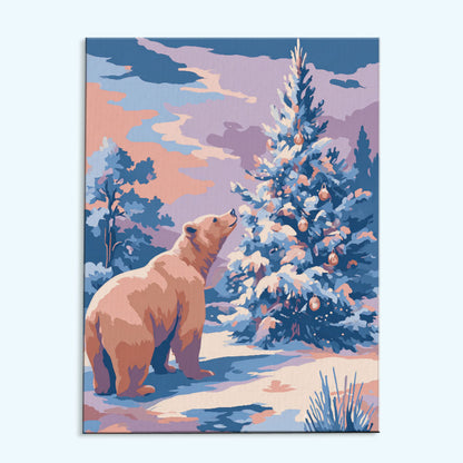 Winter Bear | Paint by Numbers Kit
