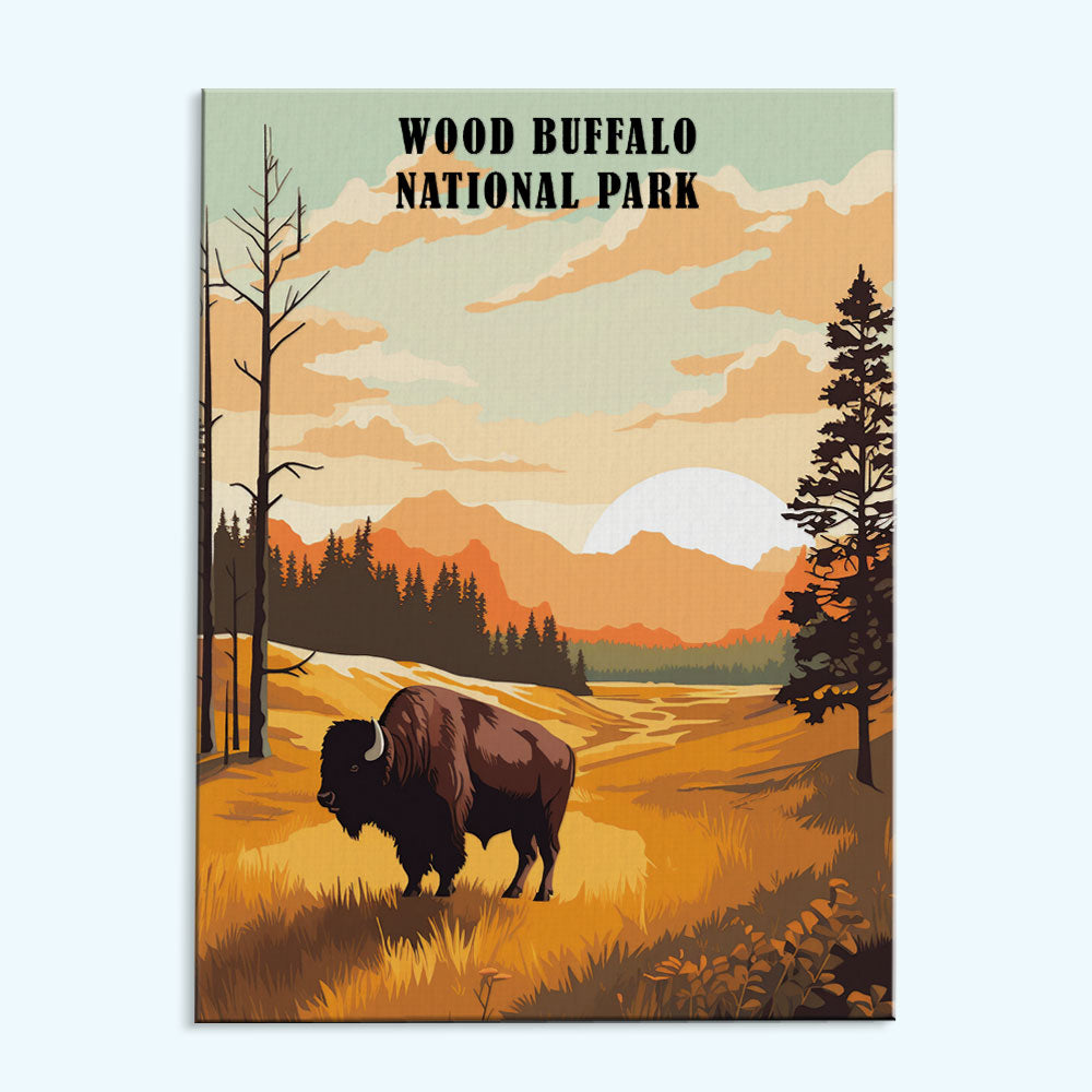 Wood Buffalo National Park | Paint by Numbers Kit