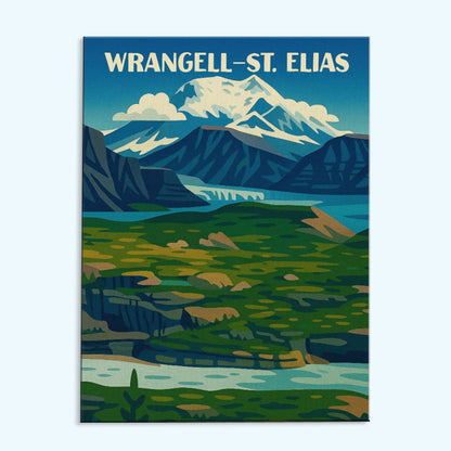 Wrangell–St. Elias National Park Beginner | Paint by Numbers Kit