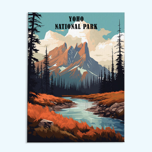 Yoho National Park | Paint by Numbers Kit