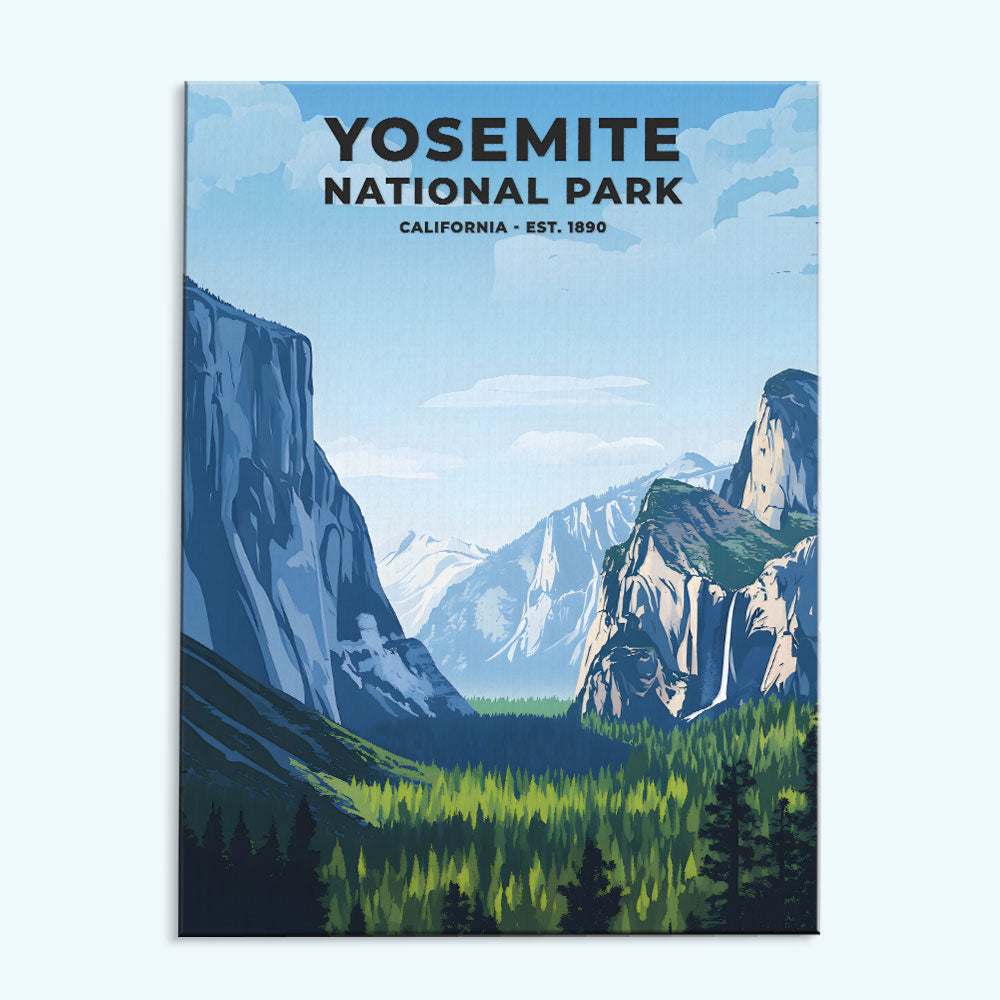 Yosemite National Park Heritage Edition | Paint by Numbers Kit