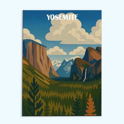 Yosemite National Park Beginner | Paint by Numbers Kit