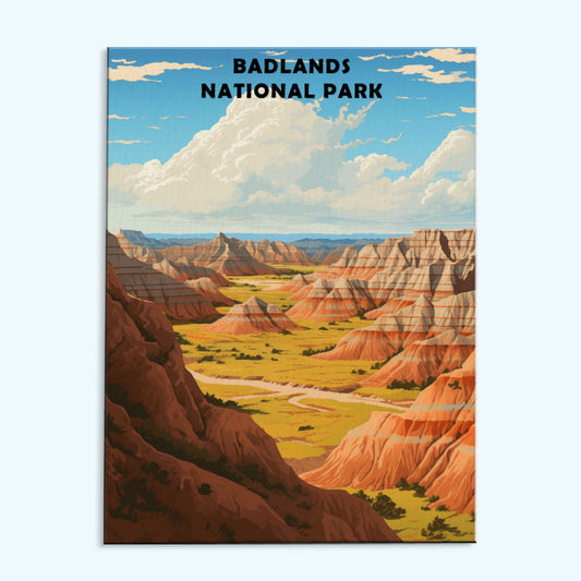 Badlands National Park | Paint by Numbers Kit