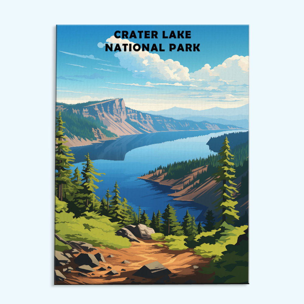 Crater Lake National Park | Paint by Numbers Kit