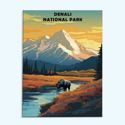 Denali National Park and Preserve | Paint by Numbers Kit