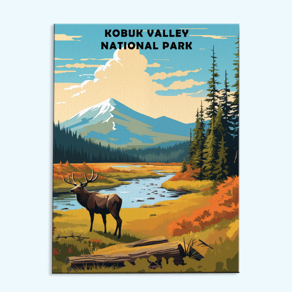 Kobuk Valley National Park | Paint by Numbers Kit