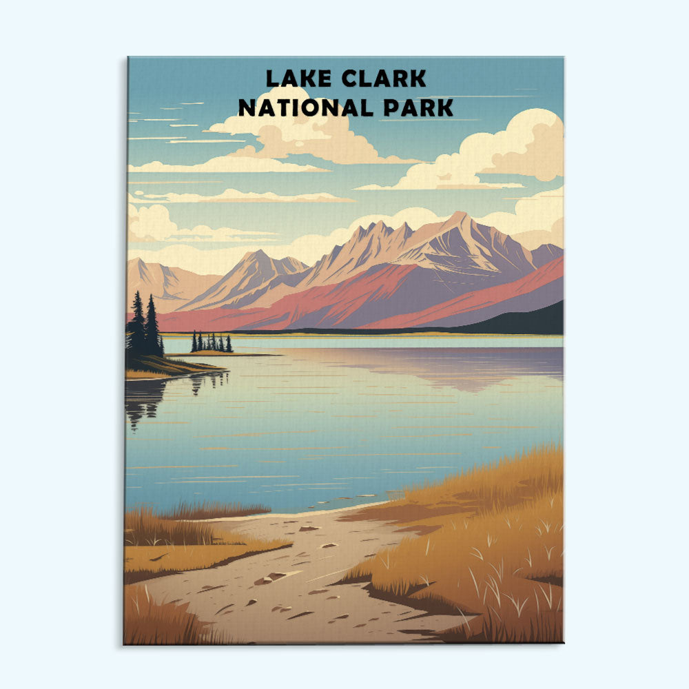 Lake Clark National Park | Paint by Numbers Kit