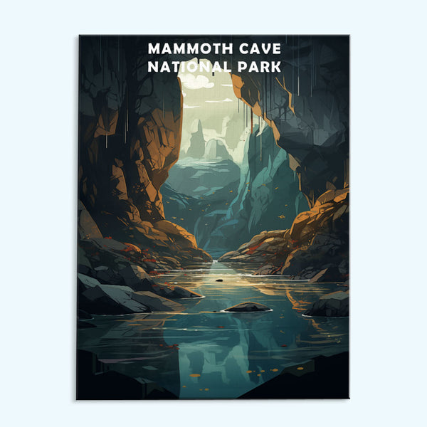 Mammoth Cave Nationalpark | Malen nach Zahlen Set