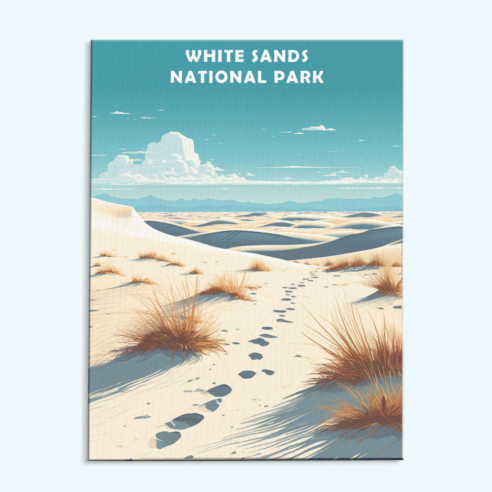 White Sands National Park | Paint by Numbers Kit