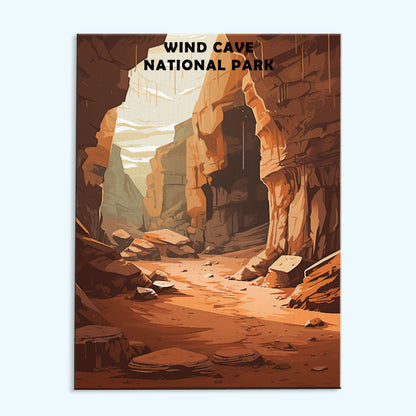 Wind Cave National Park | Paint by Numbers Kit