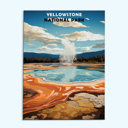 Yellowstone National Park | Paint by Numbers Kit