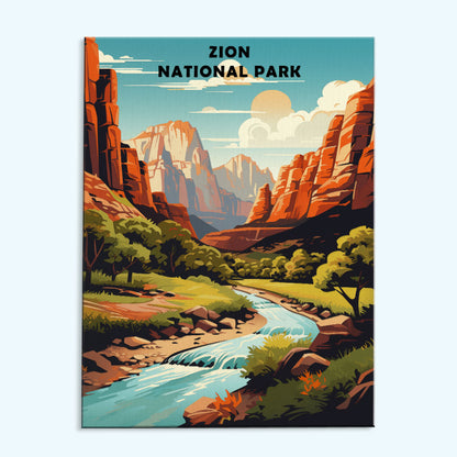 Zion National Park | Paint by Numbers Kit