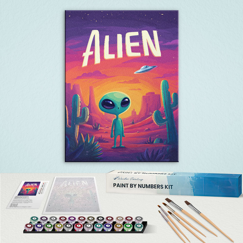 Alien Light - American Legends | Paint by Numbers Kit